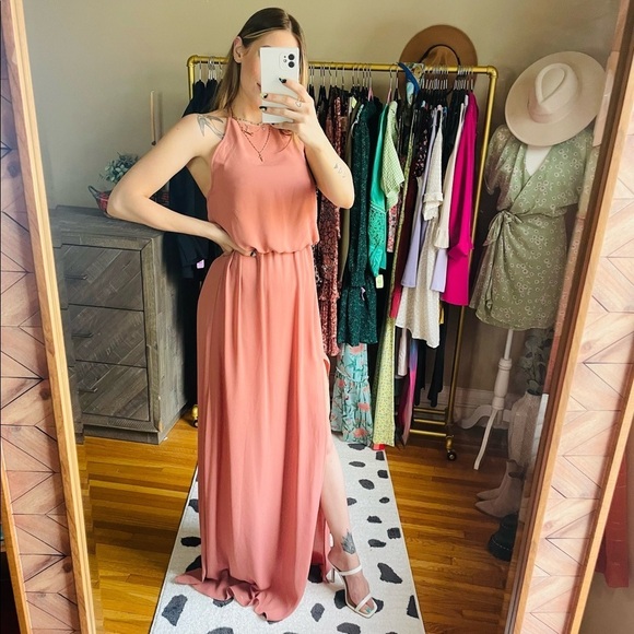 Show Me Your Mumu Heather Halter Maxi Dress - Picture 3 of 9